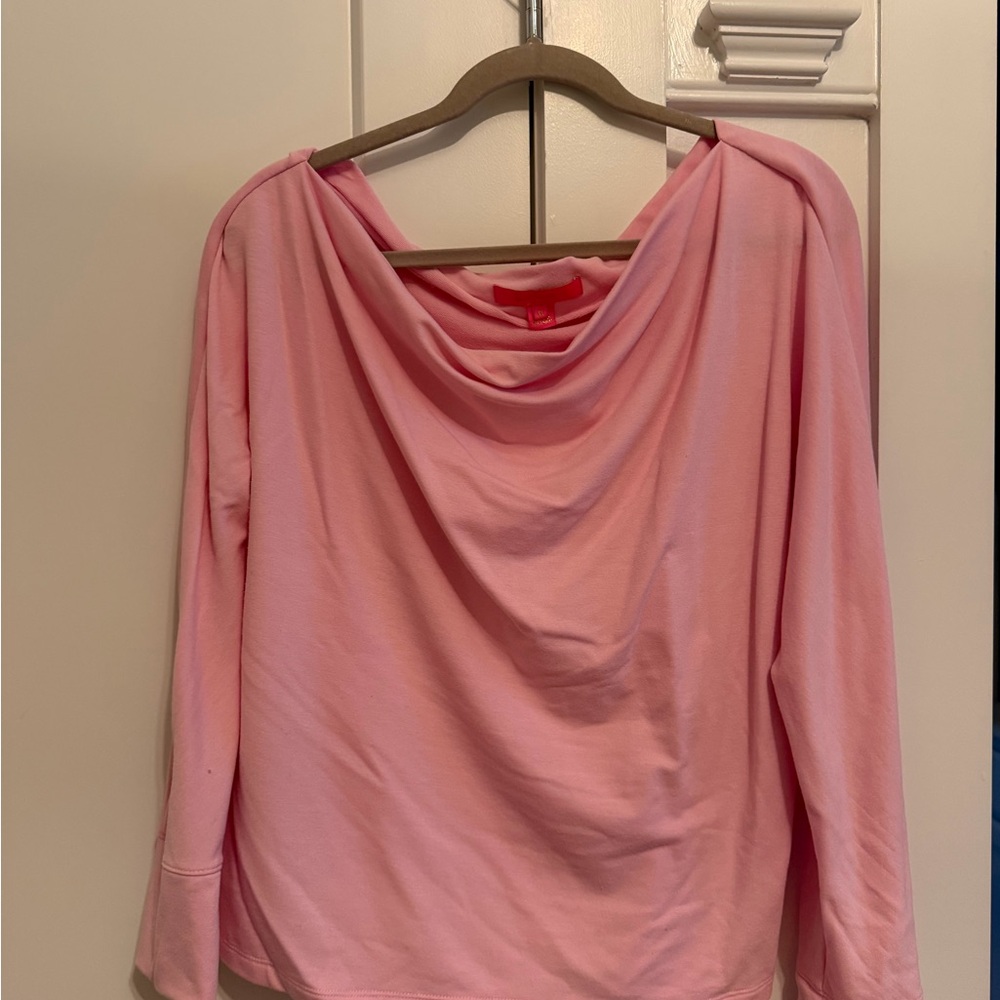 Lilly Pulitzer Pink Off-the-Shoulder Sweater